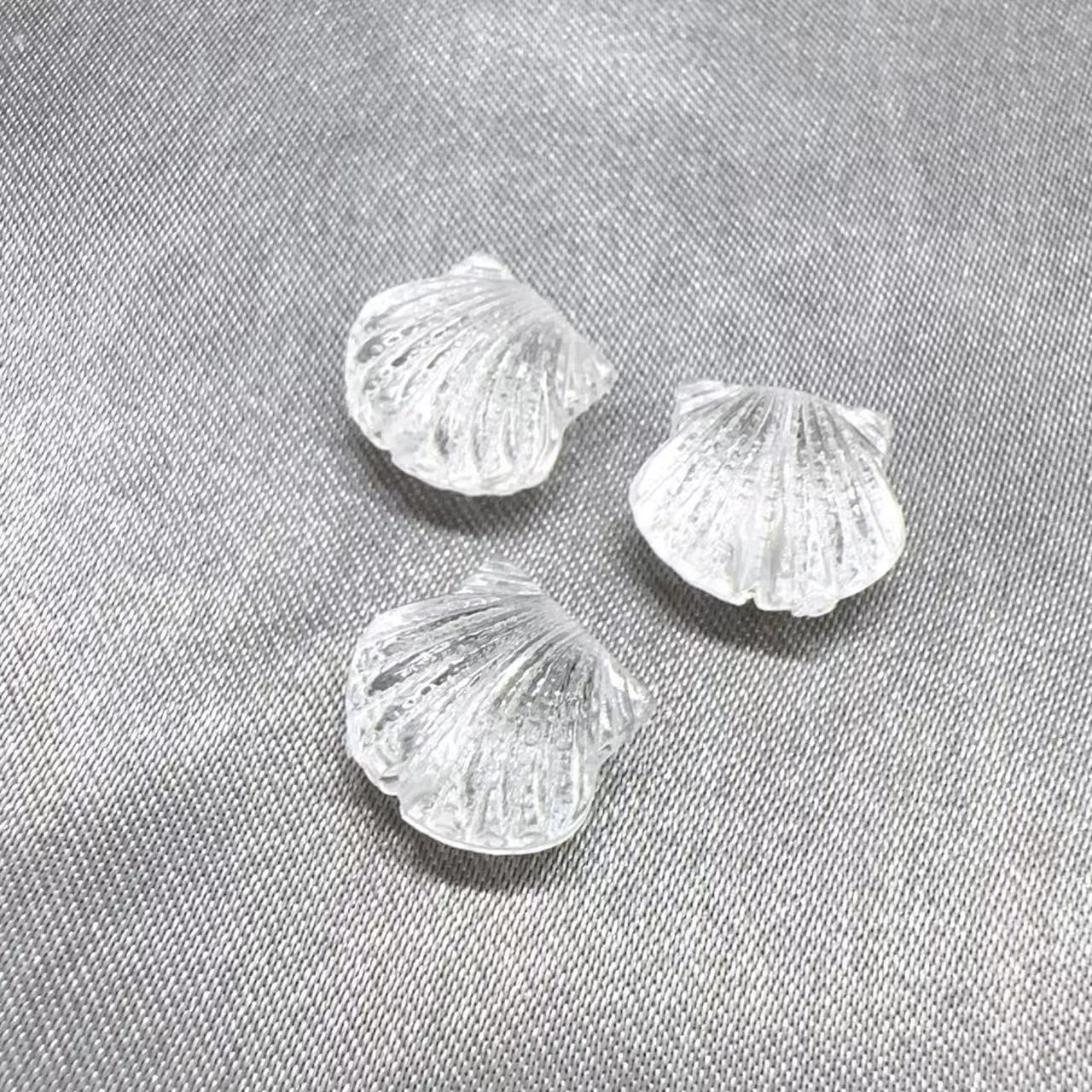 Pearl Shell Acrylic Beads 14mm Imitation Pearl ABS Plastic 50pcs 7