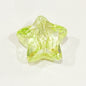 Clear Heart and Star Acrylic Beads 17-20mm Iridescent AB Coated 20pcs 11
