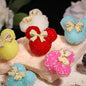 Bow Mickey Head Rhinestone Beads 29mm Pearl Bow 5pcs