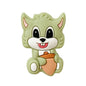 Silicone Focal Beads Squirrel Holding Acorn Pastel Colors 20pcs 6