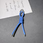 Braided PU Leather Keychain Knot Design Colorful 15cm 3pcs 14