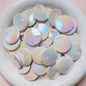 Painted Disc Acrylic Beads 25mm Macaroon Baking Pastel Mixed 10pcs 5