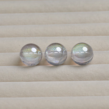 Iridescent Dream Catcher Resin Beads 16mm Round 10pcs 12