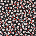 Penguin Flat Clay Beads 10mm Polymer Holiday Design 100pcs