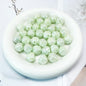 Glow Fig Acrylic Beads 16mm Cream Color Pastel Iridescent 10pcs 9