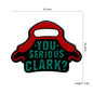 Silicone Focal Beads Christmas Work Hats YOU SERIOUS CLARK Text 20pcs 3