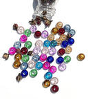 Glass Abacus Spacer Beads 15mm Transparent Large Hole 100pcs 4