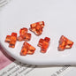 Transparent Square Acrylic Beads 9mm Tetras Colorful 30pcs 7
