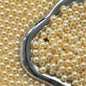 Pearl Glass Beads 8mm Glossy Pastel Smooth Finish 30pcs 8