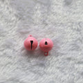 Painted Iron Jingle Bells 14mm Colorful Craft Keychain Accessories 100pcs 6