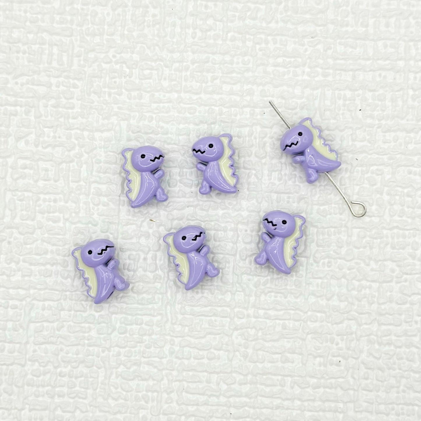 Dinosaur Metal Beads 12mm Baking Painted Enamel Alloy 10pcs 13