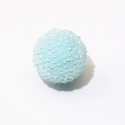Opaque Bubblegum Beads 15-19mm Macaron Textured Raised Dots 10pcs 11