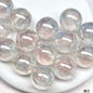 Luminous Rose Resin Beads 16mm Round Multicolor 10pcs 7