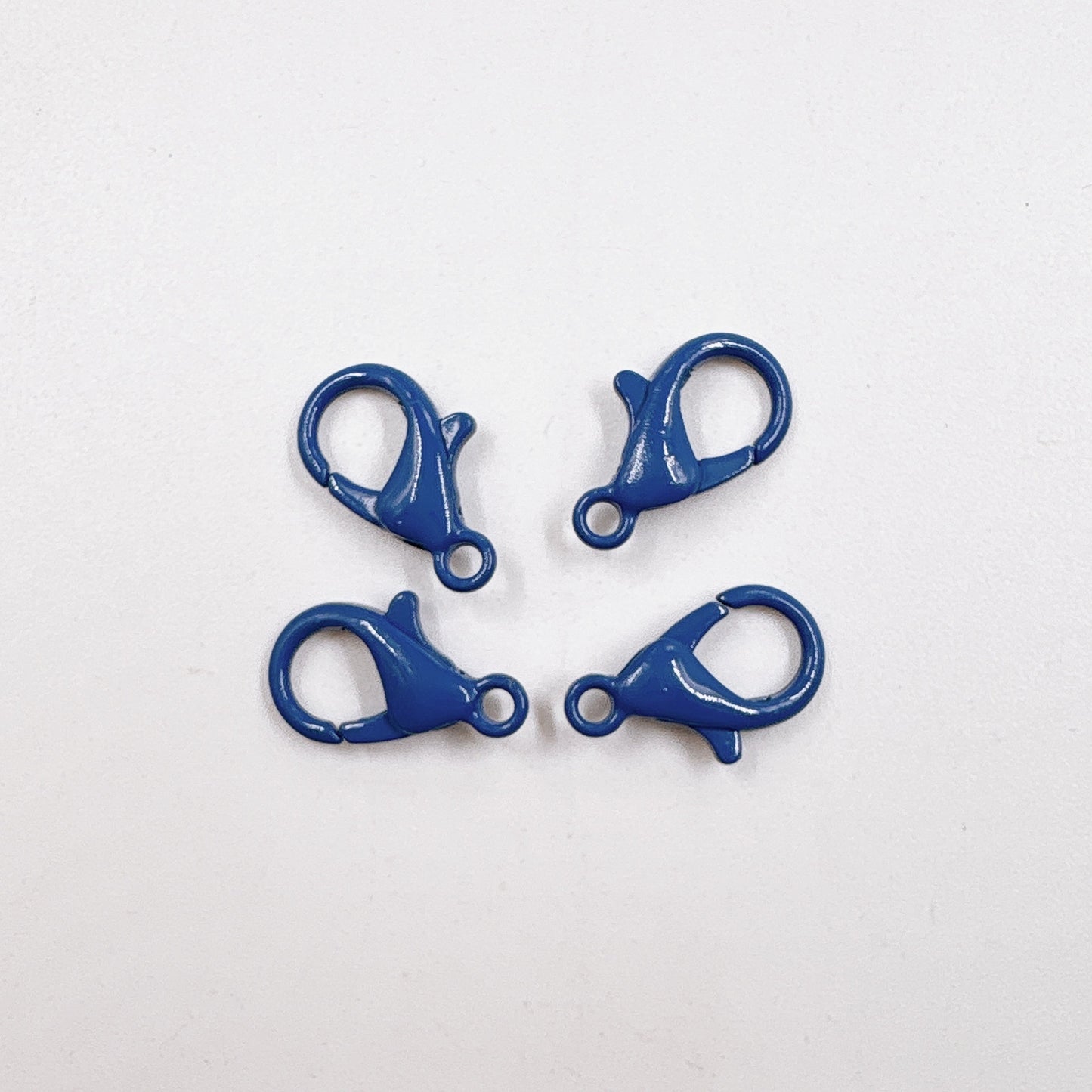 Zinc Alloy Lobster Clasp Keychain Findings 12mm Baking Painted 100pcs 13