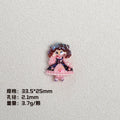 Plating Princess Lolita Series Resin Beads Glossy Pastel Colors 10pcs 6