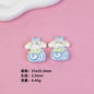 Sanrio Swiss Roll Series Resin Beads Playful Pastel Mixed 10pcs 11