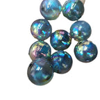 Glitter Bubblegum Beads 20mm Plating Shimmer Iridescent Pastel 50pcs 5