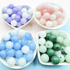 Makaron Color Round Acrylic Beads 16mm Pastel Ombre 10pcs 3