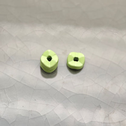 Alloy Wave Spacer Beads 6mm Baking Painted Zinc 30pcs 6