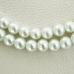 Pearl Glass Beads 10mm Imitation Smooth Lustrous Finish 20pcs 6