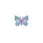Silicone Focal Beads Butterfly Colorful Wing Patterns 20pcs 8
