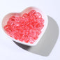 Transparent Round Glass Beads 8mm Monochrome Mixed Colors 100pcs 8