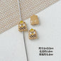Kitten and Teddy Bear Metal Beads 14mm Hand Painted Alloy 10pcs 23