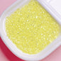 Clear Peanut Shaped Acrylic Beads 4x6.5mm Candy Series 200pcs 15