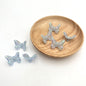 Glow Butterfly Acrylic Beads 21mm Stereo Glow in the Dark 10pcs 7