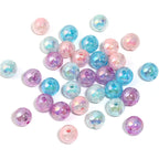 Crackle Bunny Head Acrylic Beads 16mm Pastel Colors 50pcs 6