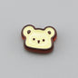 Transparent Bear Flower Acrylic Beads Playful Pastel Enamel 20pcs 7