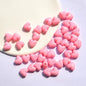 Glow Puffy Heart Acrylic Beads 11mm Colorful Glow in Dark 50pcs 14