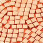 CCB Square Acrylic Beads 4mm Polished Metallic Finish 200pcs 6