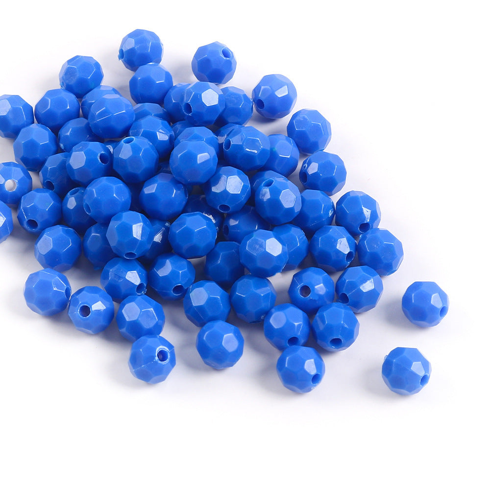 Glow Faceted Acrylic Beads 7mm Glow In The Dark 150pcs 18