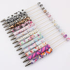 Beadable Pen Printed Pattern Plastic Light Weight 2