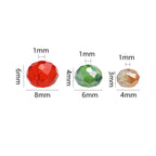 Czech Electroplated Faceted Glass Beads 8mm Soft Shimmer 100pcs 3