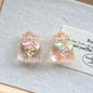UV Plating Money Bag Acrylic Beads 22mm Translucent Pastel 20pcs 12