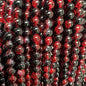 Crackle Glass Beads Round 8mm Dual Color Explosion 10 Strands 29