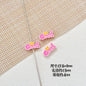 Baking Painted Good Sign and Teacup Bear Metal Beads 17mm 10pcs 4