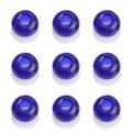 Glass Spacer Beads 14mm Colorful Smooth Large Hole 20pcs 6
