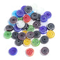 Multi Shaped Millefiori Glass Beads 7-11mm Colorful Glossy 20pcs 10