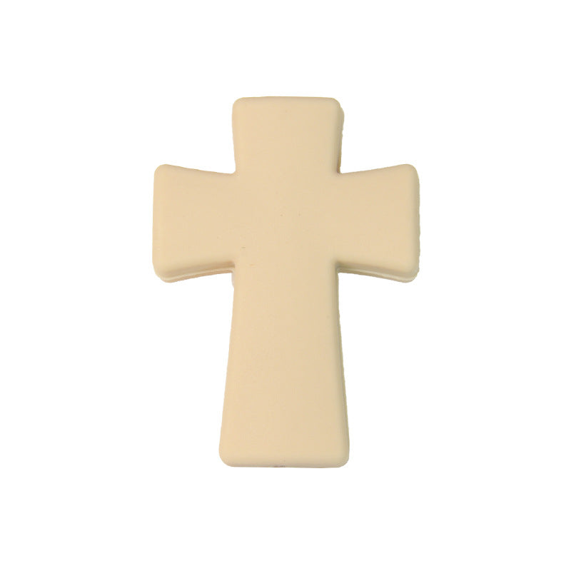 Silicone Focal Beads Cross Sunflower Skull Camouflage 20pcs