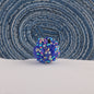 Glitter Bubblegum Beads 14mm Sequin Cluster Rhinestone 10pcs 15