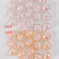 Shimmer Butterfly Inside Round Resin Beads 16mm Mixed Colors 20pcs 5