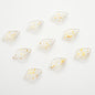 Czech Glass Beads Sunflower Leaf 16 x 23mm Multicolor Petal 20pcs 6