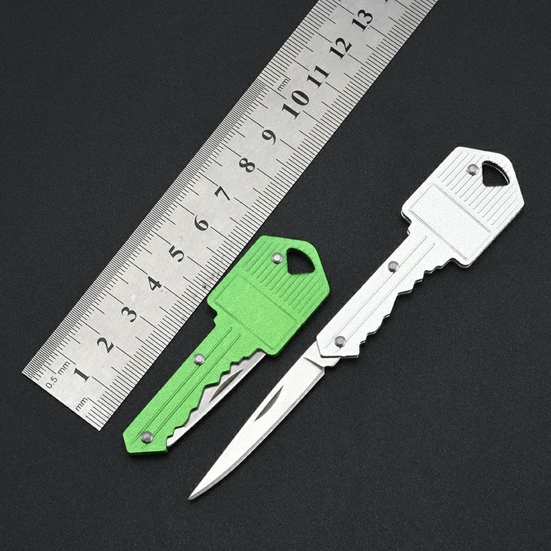 Mini Folding Knife Keychain Stainless Steel Outdoor Survival Tool 2
