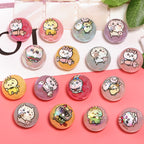 UV Plating Printed Acrylic Beads 16mm Chiikawa Cute Characters 50pcs 3