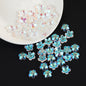 Iridescent Cherry Blossom Glass Beads 10mm Assorted Colors 100pcs 7