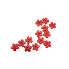 Cherry Blossom Acrylic Beads 10mm Translucent Colorful 30pcs 5