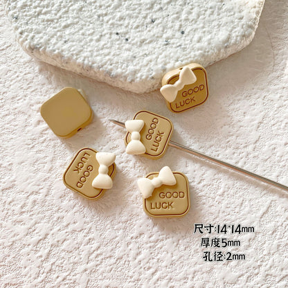 Candy Clown Metal Beads Colorful Painted Alloy 10pcs 6